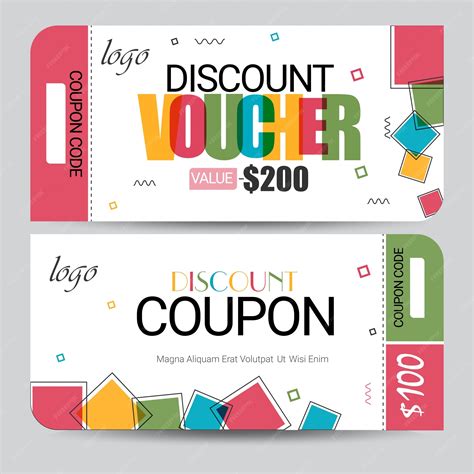 Discount vouchers